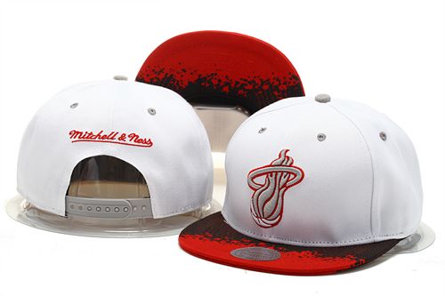 Miami Heat Snapback Hat 0903 (5)